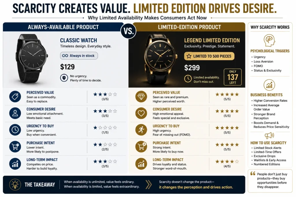 Scarcity Marketing: Why Limited Offers Feel More Valuable