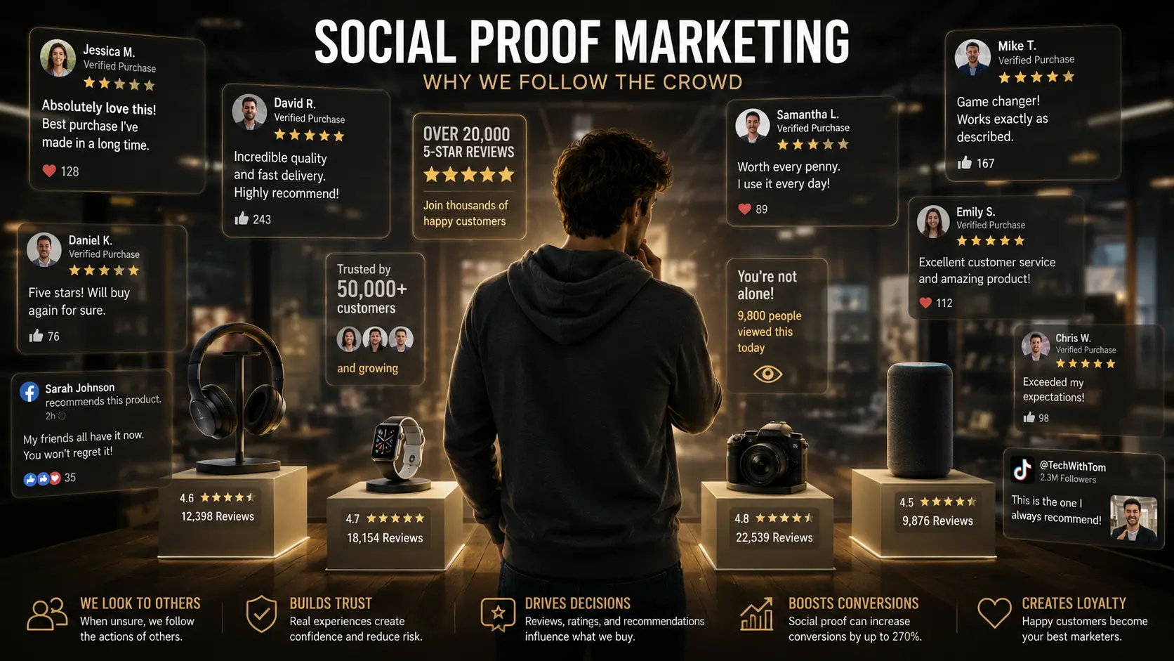 Social Proof Marketing: The Hidden Reason People Follow the Crowd